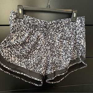 Athleta Black and White Athletic Shorts